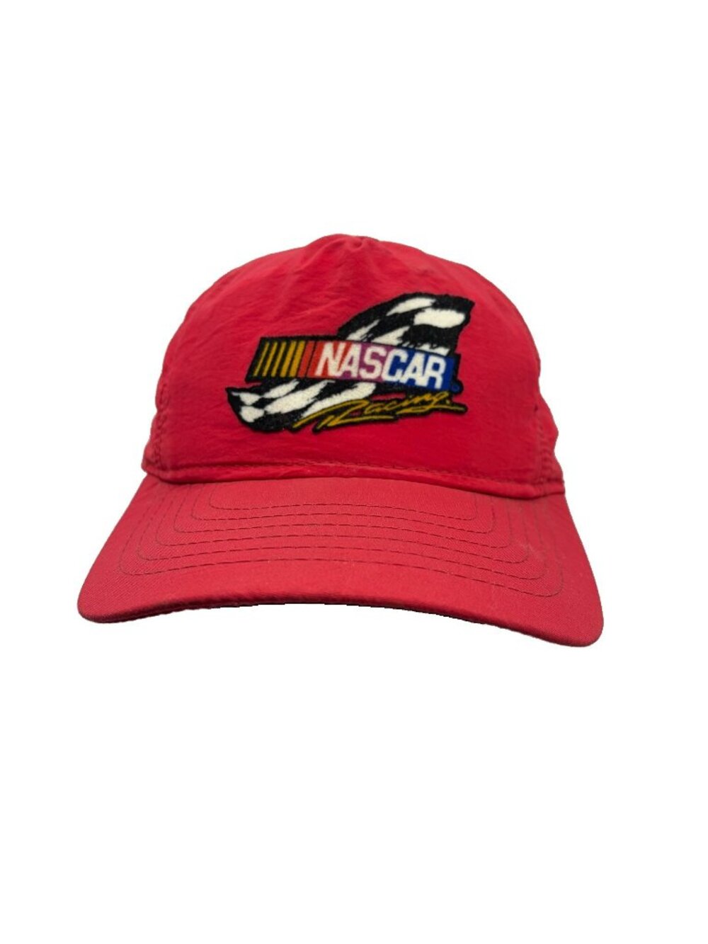 NASCAR Racing Vintage Swingster Snapback Hat Cap 90's AP Exhaust Systems Dad Red